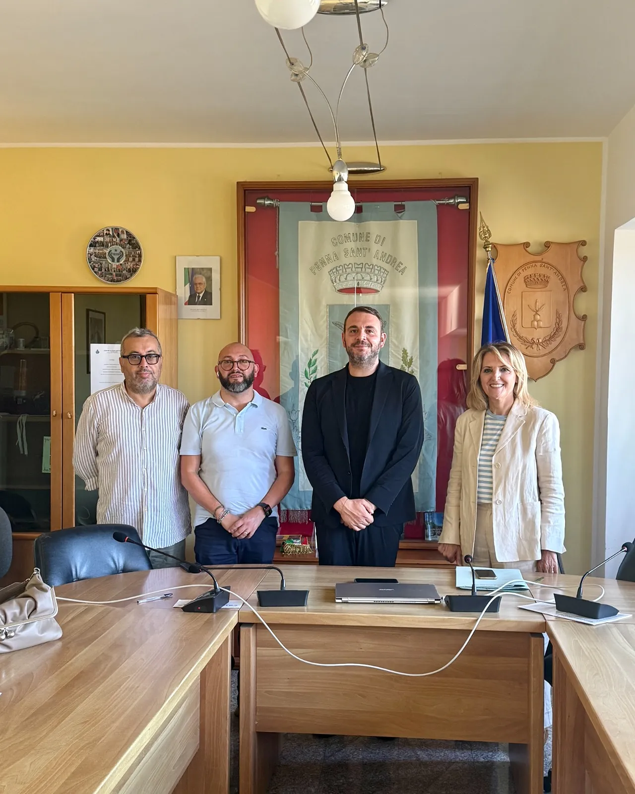 Mauro Vanni (ITACA) e sindaci isola, penna, castel castagna
